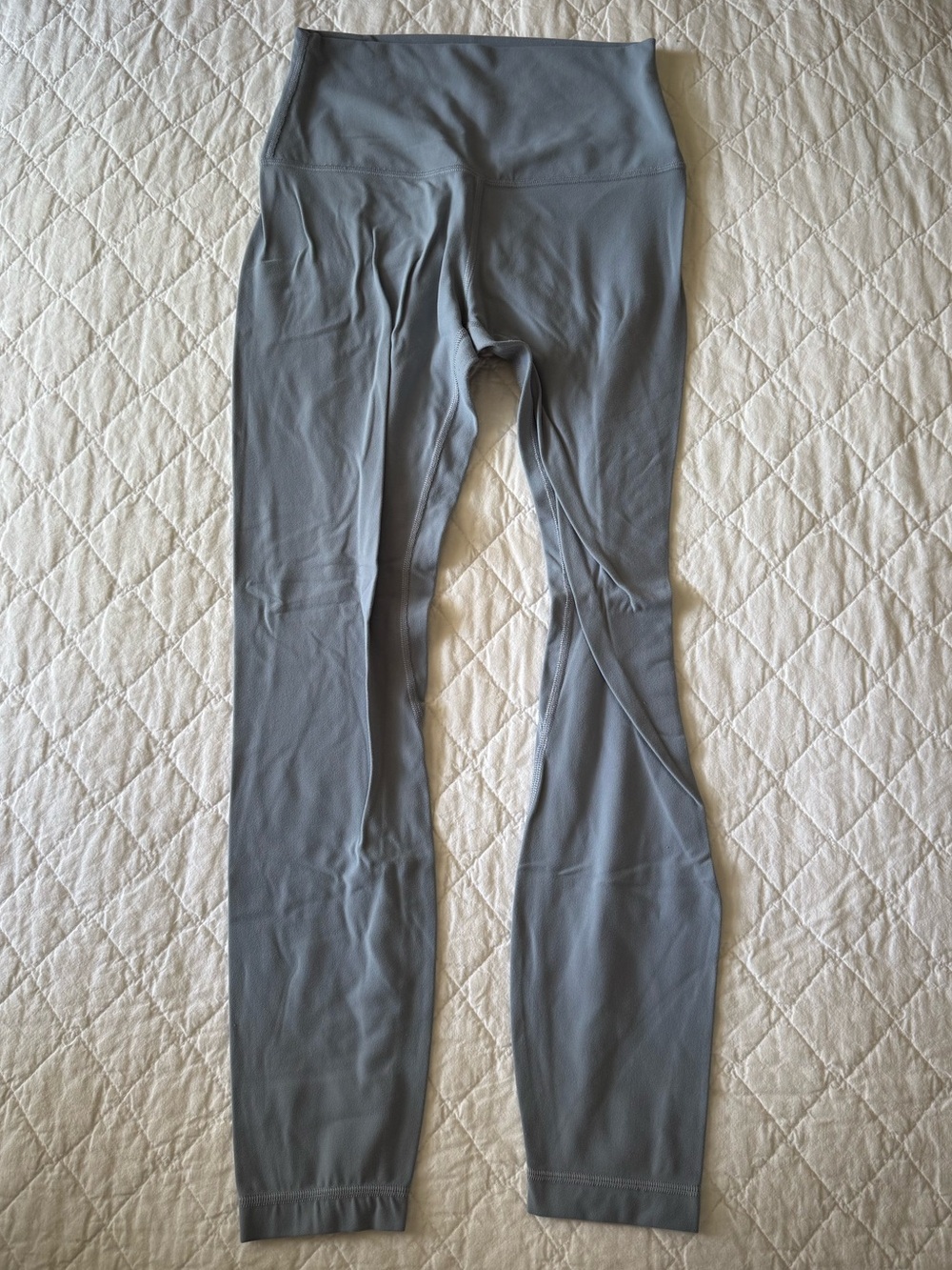 lululemon athletica Light Gray High-Waist Leggings